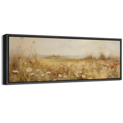 «Vibrant Wildflower Floral», impression sur toile