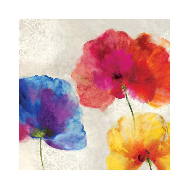Lush Floral I by Asia Jensen - Wrapped Canvas Painting