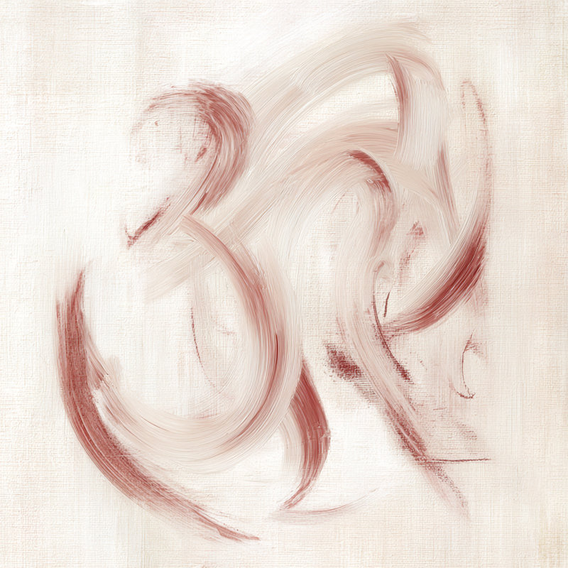 «Soft Embrace Lines», art mural sur toile tendue, 12 po L x 12 po H x 1 po P