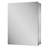 Husai Recessed or Surface Mount Aluminum Frameless Medicine Cabinet With Mirrored Door and Adjustable Shelves-408647403-408647405