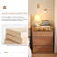 Meuble-lavabo intégré 18,9 po en bois de cerisier avec tabouret intégré