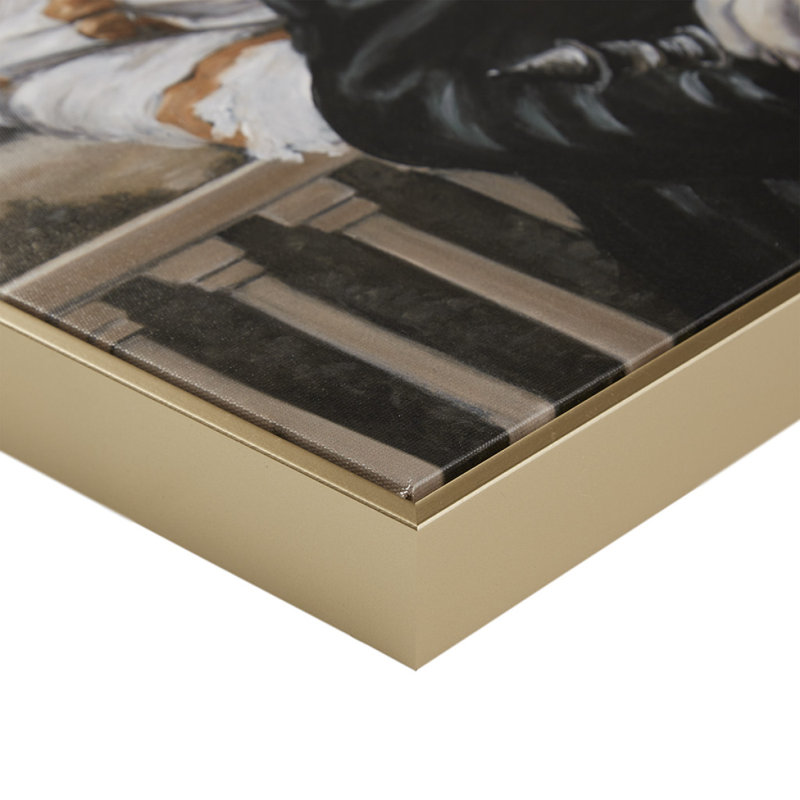 «Captain's Guard Pug», art mural sur toile