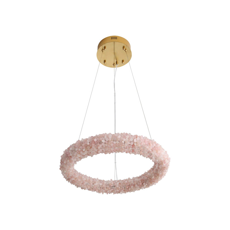 Migdalia 22" LED Chandelier, Coral