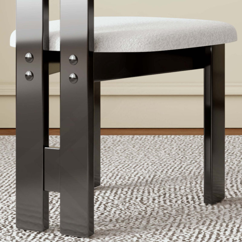 Chaises de salle à manger en velours