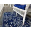 Tapis intérieur / extérieur oriental en polypropylène bleu Garland - réversible, résistant aux rayons UV-1035738260