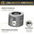 32" Light Weight Concrete Style Propane Gas Outdoor Patio Fire Pit With  Alloy Steel Frame In Gray