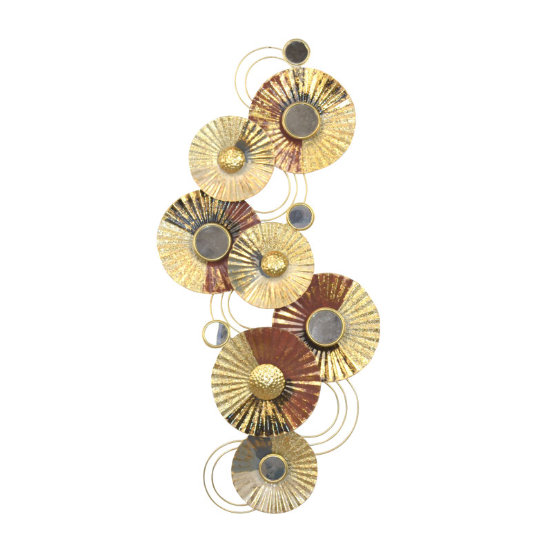 Glam Abstract Wall Decor on Metal