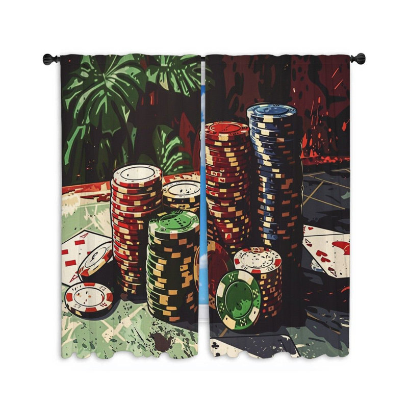 Tonjo Room Darkening Curtain Pair, 40" W x 84" L