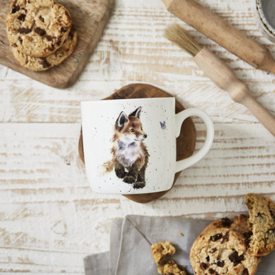 Wrendale Designs, Fine Bone China - Born to be Wild (Fox) Mug