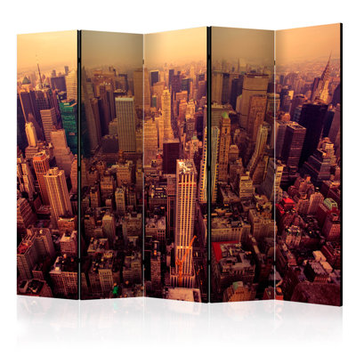 Mleh 172cm H Folding Room Divider