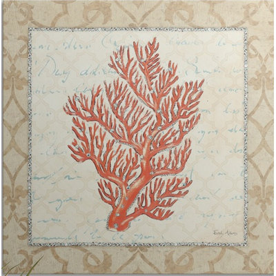 'Coral Beauty Light I' by Emily Adams Graphic Art Print