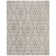 Vedika Hand Tufted Wool/Cotton Geometric Rug in Gray/Ivory