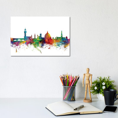 Florence, Italy Skyline by Michael Tompsett - Wrapped Canvas Gallery-Wrapped Canvas Giclée