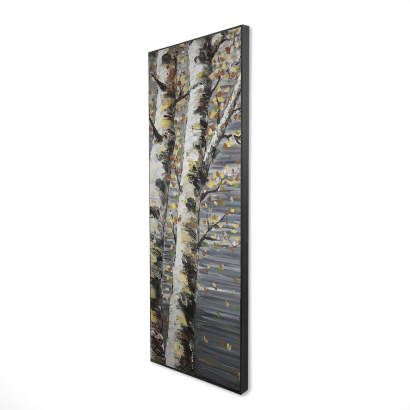Budding White Birches - Framed Canvas Bedroom Decor | Home Art