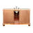 60 " W Freestanding Standard Free Standing Single Double Single Vanity Bathroom Vanity With Marble Top