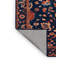 Tapis bleu Tabriz lavable à la machine-77316470