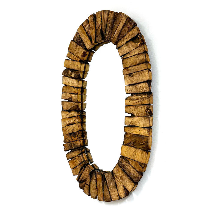 Miroir mural Bayshore Oval Driftwood, 22 po x 14 po