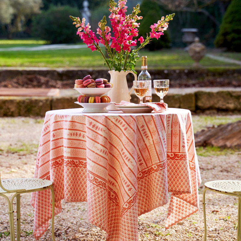 Charlemont Provence Rectangular Tablecloth, Blue/Marine, 59" Square