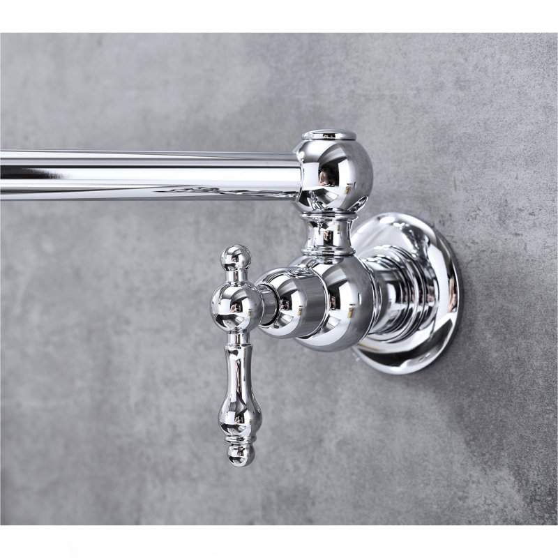 Robinet remplisseur mural, Chrome