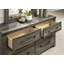 Table de chevet 1 pièce Rustic Grey