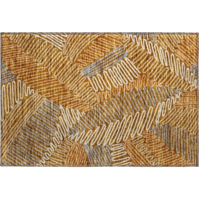 Premium Machine Washable Prisco Paprika Rug