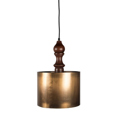 Usamah 1 - Light Bronze Cylinder Pendant