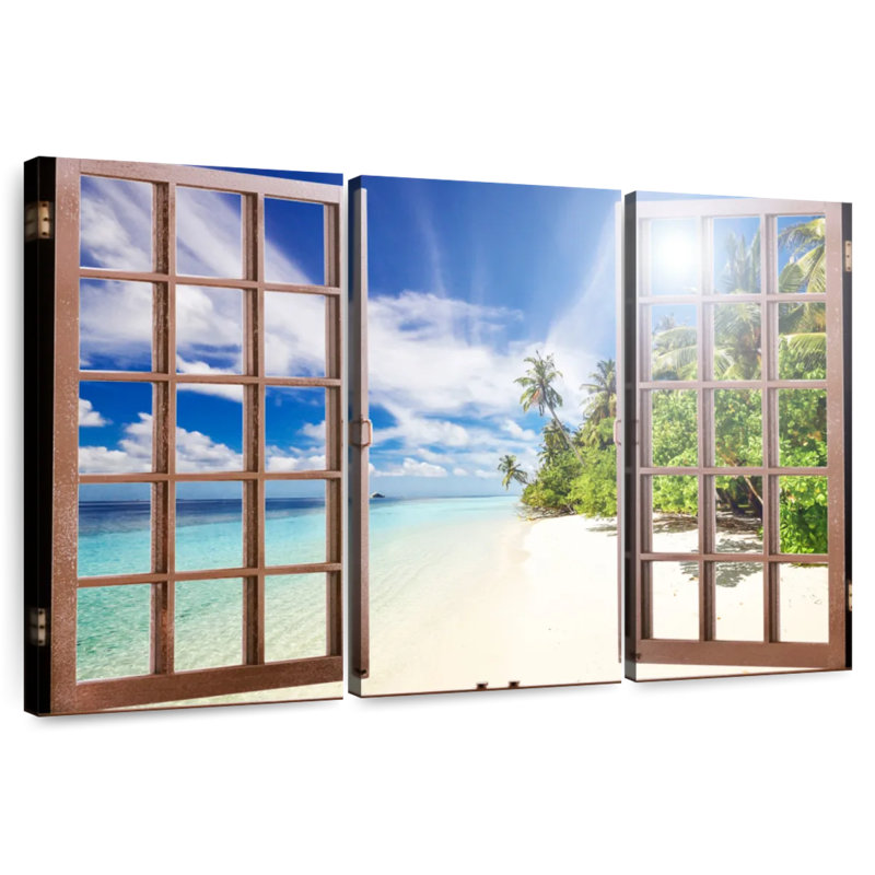 Gillard Faux Window, 24" H x 38" W