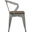 Chaise en bambou / acier Modway Promenade-22756249