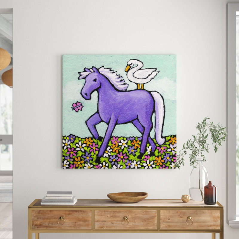 Janet Nelson - Wrapped Canvas Painting, 101cm H x 101cm W x 3.81cm D