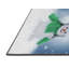 Tapis bleu bonhomme de neige-988210049