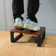 Gurmann Step Stool with Metal Frame, Solid Hardwood Step Stool for Toddler/Kids/Adult
