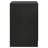 SantaAna 3-drawer Nightstand Bedside Table Black-83603458