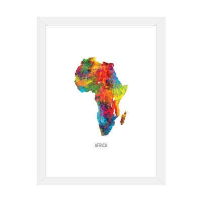 " Africa Map " by Michael Tompsett