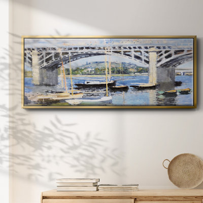 Le pont sur la seine, 1874 - Toile encadrée