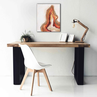 «Emaliah Watercolor Geode VI» par Chris Paschke, reproduction d'art sur toile tendue