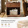 Hargis 24.25"H Modern Fully Assembled Flute Solid Wood Nightstand with Hidden Compartment and Built-In Outlet(Set of 2)