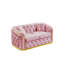 Canapé Chesterfield 62,6 pouces Mid Century Modern