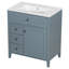 Meuble-lavabo 30 po avec lavabo bleu-gris-517484797-517484794