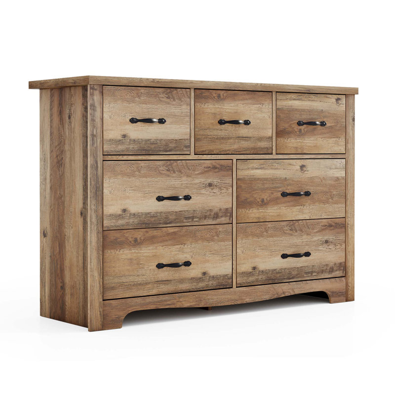 Commode double l 47,2 po Anjuan, Brun