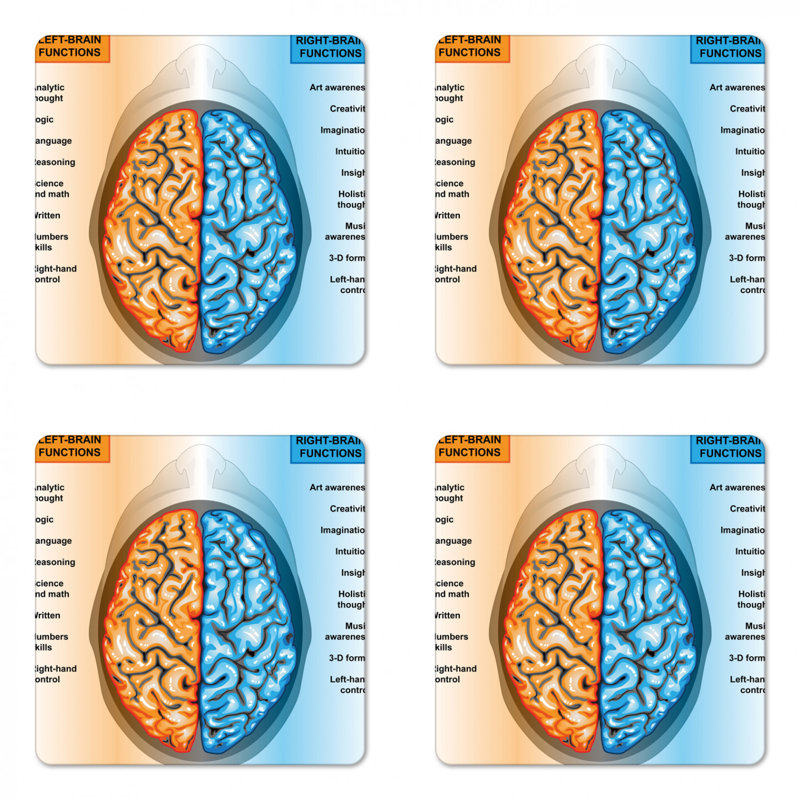 Square 4 Piece Coaster Set