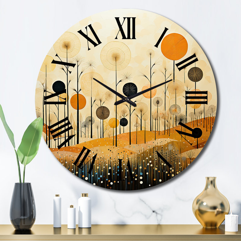 Horloge murale en métal Danek, Grand