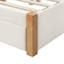 Très grand lit plateforme en bois massif avec tiroirs de rangement Lunara Vault Upholstery-350036654