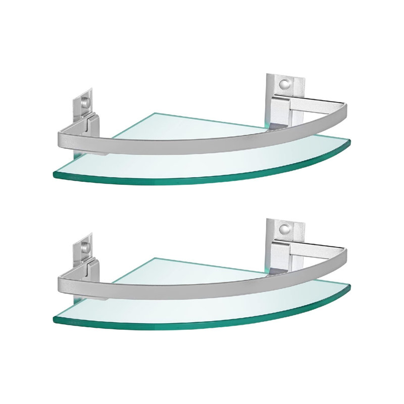 Glass Bathroom Shelves