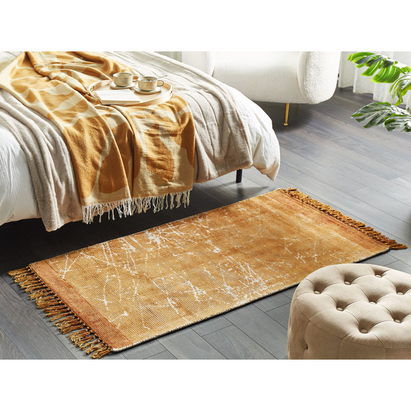Alhan Viscose Hand Woven Area Rug, Rectangle 80 x 150cm