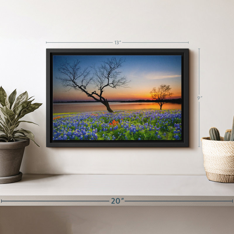 «Faul Texas Sunset», reproduction sur toile, H 9 po x l 13 po