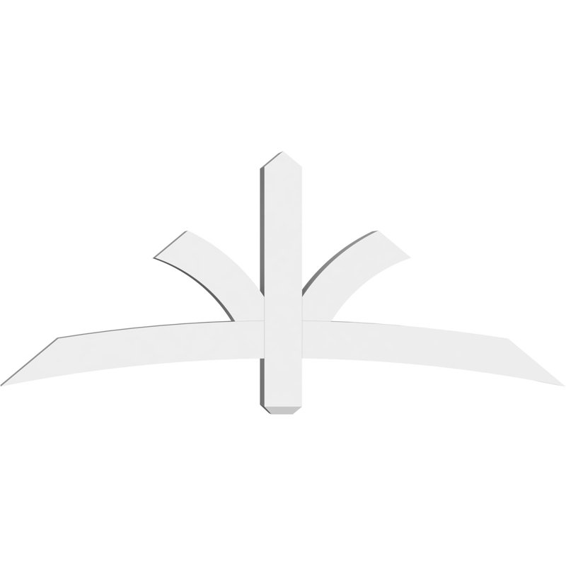 Support pour pignon Davenport, H 25 po x l 60 po (pas: 10/12), P 4 po x F 4 po, PVC