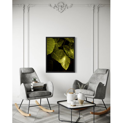 Good Black Art “Southern Canopy” Wall Art by Sydney A. Foster | Elephant Ear Leaf Photography with Soft Afternoon Light