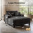 64" Oversized Upholstered Chaise Lounge Chair With Solid Wood Frame, Deep Seating & Soft Fabric,  Living Room Indoor Accent Chair For Lounging & Reading (Corduroy, Grey)-1579015913