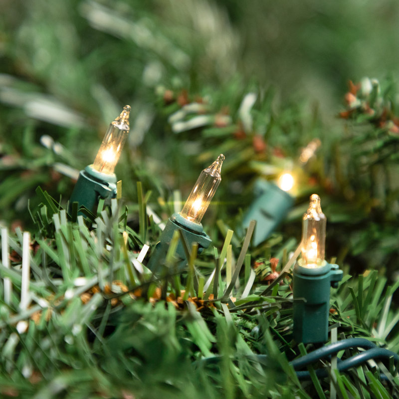 Ensemble de mini lumières de Noël 450 fils 450 fils vert clair