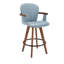 Tabourets de comptoir et de bar pivotants en bambou Kelsch-2100570551-2100467760